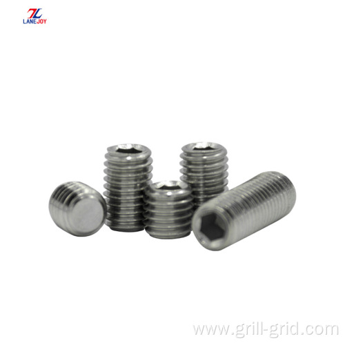 DIN916 stainless steel hexagon machine screw headless screw